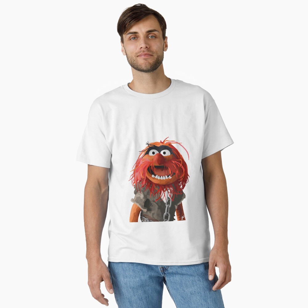 Animal muppet portrait painting (version 2/2 - no background) Sticker