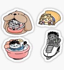 Neko Atsume auf Eis: Ausrüstungsset Sticker