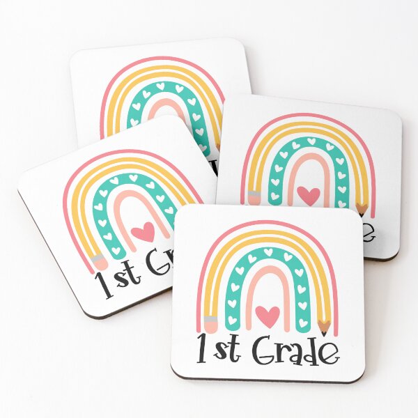Artikelvorschau, Erster Schulartikel der 1. Klasse mit Boho-Regenbogen-Ästhetik in Pastellfarben entworfen und verkauft von @ne Affirmation Healing.