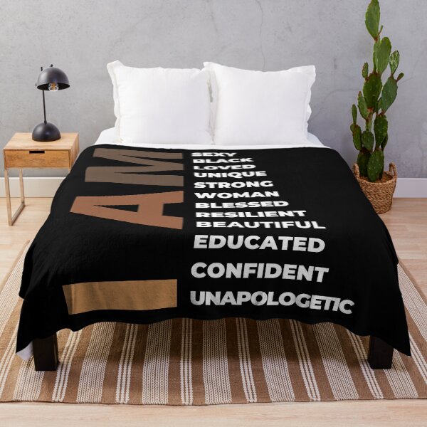 Item preview, I Am Black Woman Educated Melanin Black History designed and sold by WanderTravels.