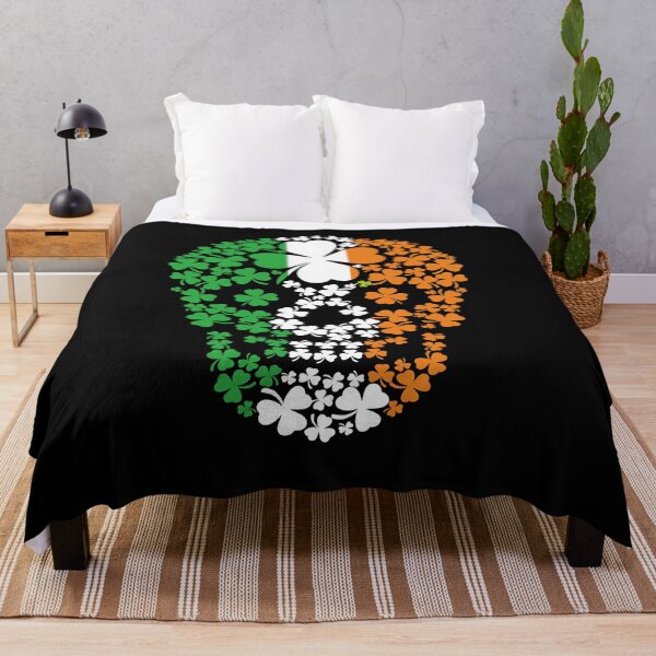 Item preview, st. Patrick skull, grunge vintage design designed and sold by amid999.