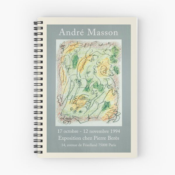 Item preview, Andre Masson. Vintage poster for the exhibition at Pierre Beres in Paris, 1994. designed and sold by PimentonArt.