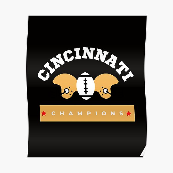 : Cincinnati City Bengals Championship Poster American