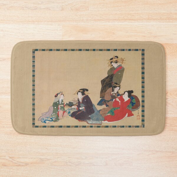 Item preview, Five Beauties by Hokuba - Vintage Japanese Art Enhanced Reproduction designed and sold by molamode.