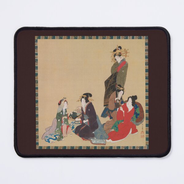 Item preview, Five Beauties by Hokuba - Vintage Japanese Art Enhanced Reproduction designed and sold by molamode.