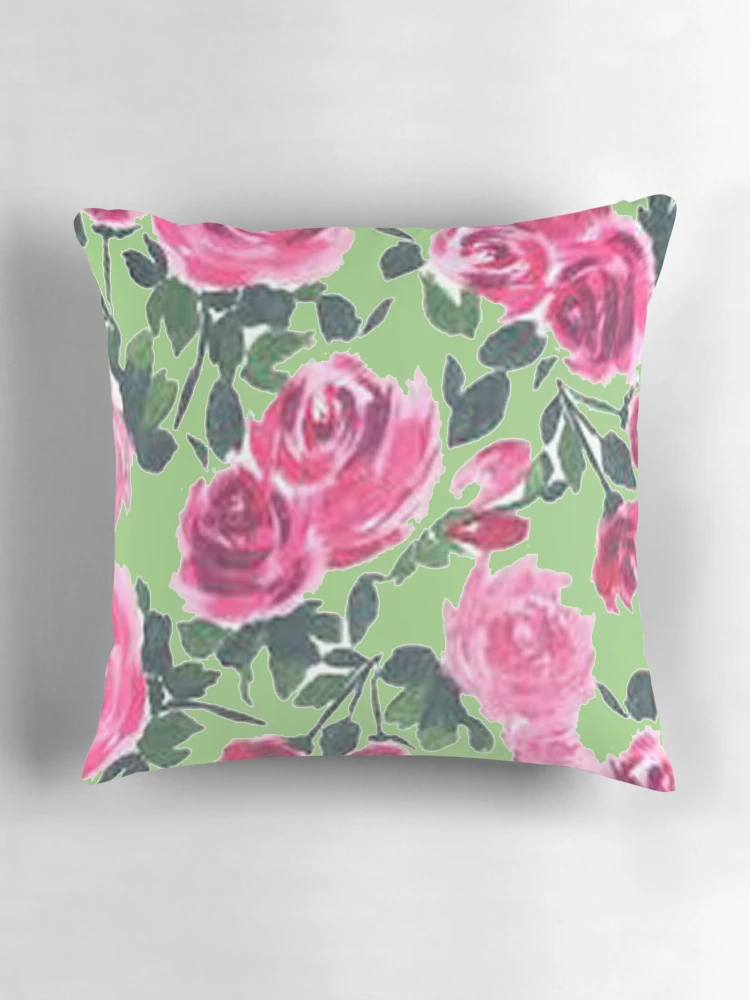 Thumbnail 3 of 4, Pillow, Roses Roses Roses designed and sold by Paisleyleaf.