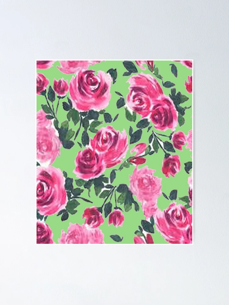 Thumbnail 1 of 3, Poster, Roses Roses Roses designed and sold by Paisleyleaf.