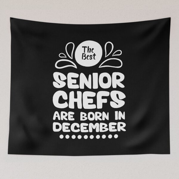 Item preview, The Best Senior Chefs Are Born in October Funny Chef Birthday Gift idea for Cooking Lovers designed and sold by BestComicss.