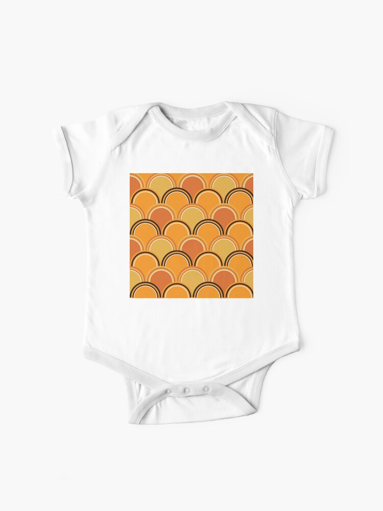 Tangerine Mid Skort (white print)
