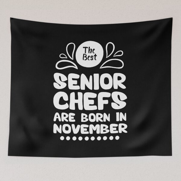 Item preview, The Best Senior Chefs Are Born in September Funny Chef Birthday Gift idea for Cooking Lovers designed and sold by BestComicss.