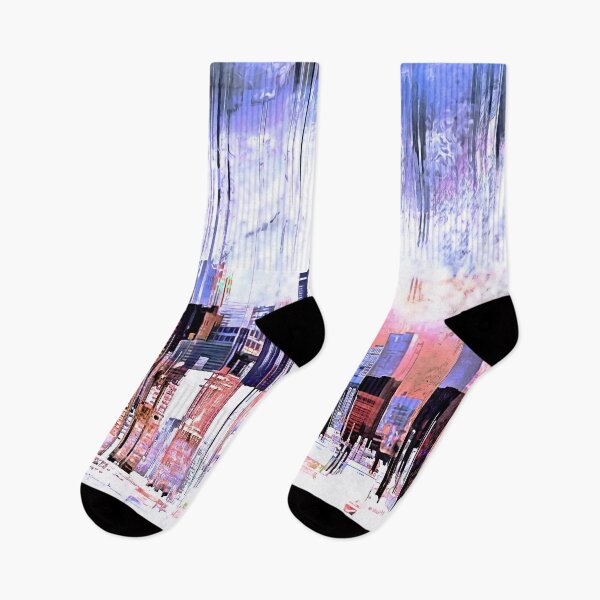 Item preview, Rascacielos de Chicago Skyline Glitch Art designed and sold by Jim Plaxco.