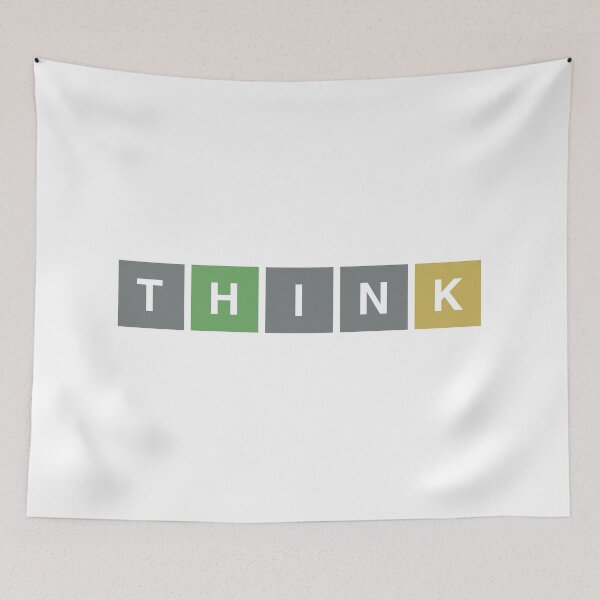 Item preview, Wordle - Daily Words - Think designed and sold by DesignByLeo.