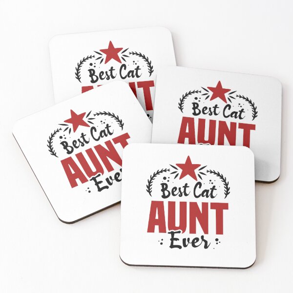 Item preview, Best Cat Aunt Ever Funny Vintage Cat Aunt Valentines Day Gift designed and sold by BestComicss.