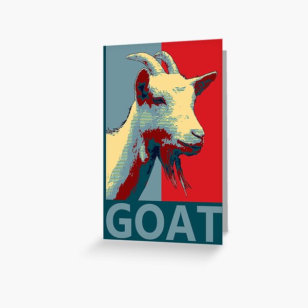 GOAT Greeting Card