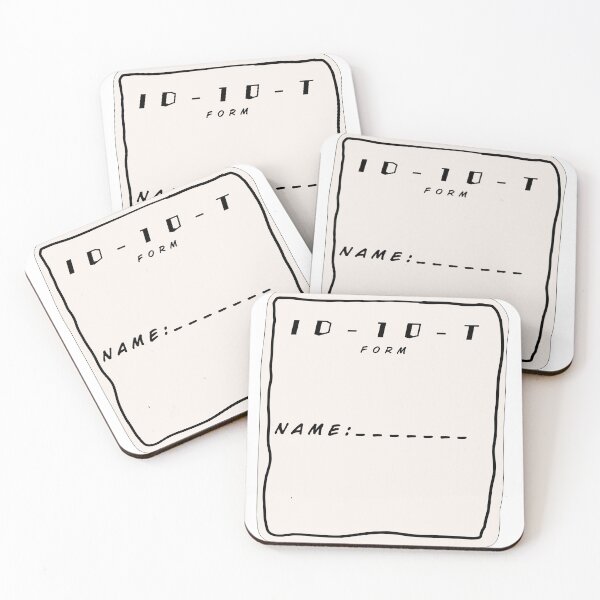 Item preview, ID-10-T form designed and sold by MadamPig.