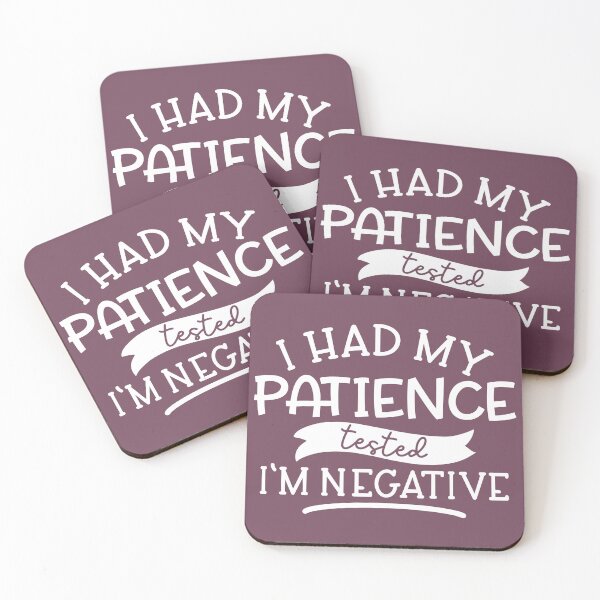 Item preview, I Had My Patience Tested I’m negative designed and sold by Zaq Elas.