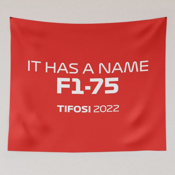 Item preview, It Has a Name... F1-75 Tifosi 2022 (Red BG) designed and sold by FilipeFerreira.