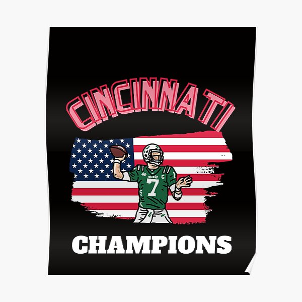 Cincinnati Bengals Afc North 2022 2023 Champions Back To Back Home  Decorations Poster