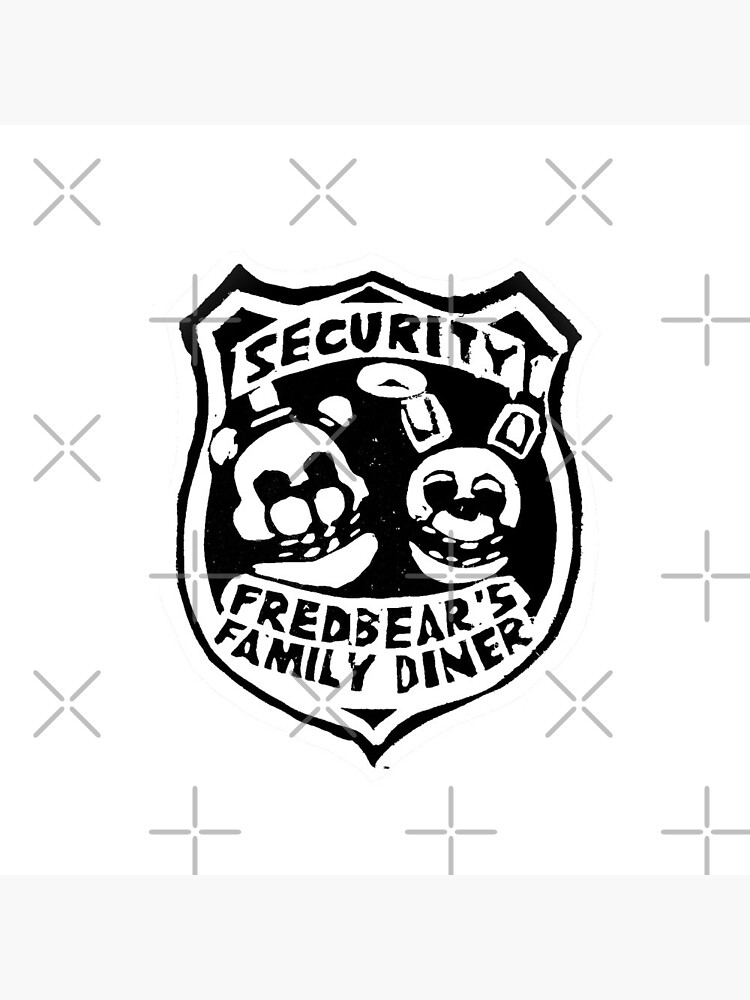 Five Nights at Freddy's Fredbear's Family Diner Security Badge Pin for  Sale by pinjann