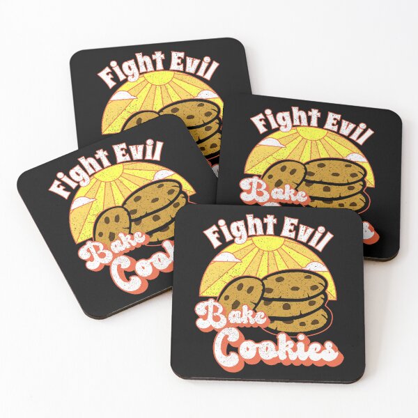 Item preview, Fight Evil Bake Cookies -- Happy Hero Pastry Cake Bread Baker (Orange) designed and sold by TheEditrix.