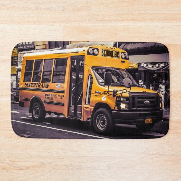 Item preview, School Bus, Manhattan, New York City  designed and sold by eleonoraingrid.