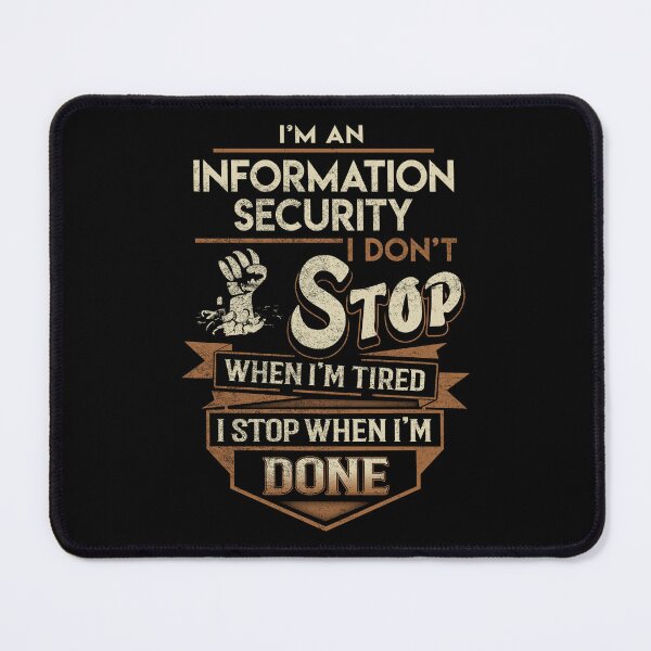 Item preview, Information Security T Shirt - I Stop When Done Job Gift Item Tee designed and sold by paneczkopat.