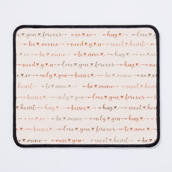 Item preview, Romantic Typography graphic print pattern designed and sold by RSDigitalPrintDesign.