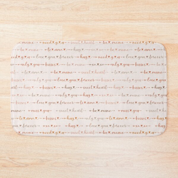Item preview, Romantic Typography graphic print pattern designed and sold by RSDigitalPrintDesign.