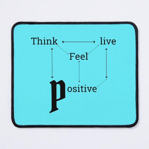 Item preview, Think positive feel positive live positive quote designed and sold by atktdesigns.