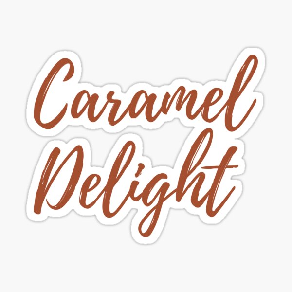 "Caramel Delight" Sticker for Sale by keenikai Redbubble