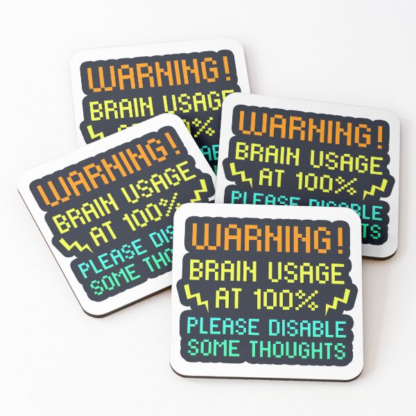 Item preview, Brain usage at 100%! designed and sold by firespriteuk.