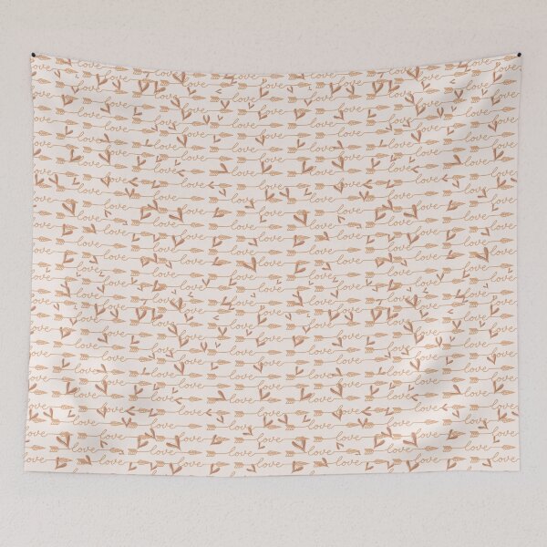 Item preview, Romantic hearts graphic print pattern  designed and sold by RSDigitalPrintDesign.