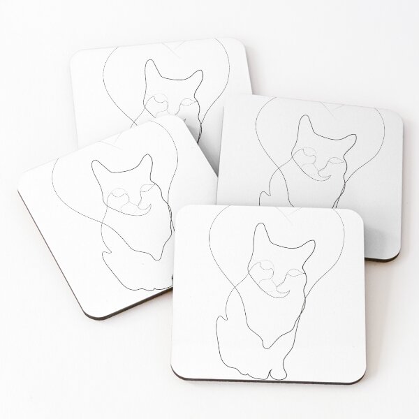 Item preview, linear cat designed and sold by CreandoLios.
