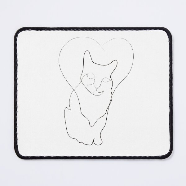 Item preview, linear cat designed and sold by CreandoLios.