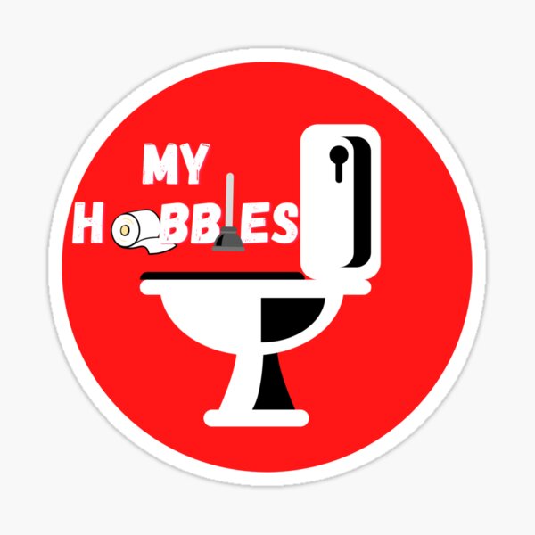 Vista previa del artículo con la obra «Camiseta clásica My Hobbies Action Toilet», diseñado y vendido por harry mac.