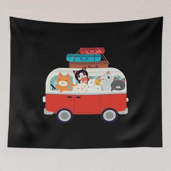 Item preview, cat driving a car designed and sold by Sam Artist.
