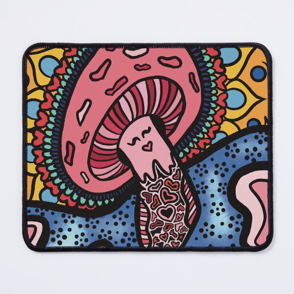 Item preview, Sombrero Pink Mushroom Girl designed and sold by Prachi Patel.