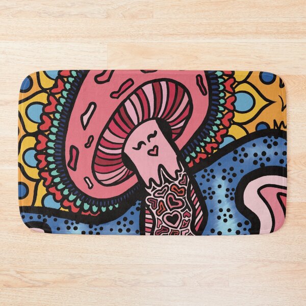 Item preview, Sombrero Pink Mushroom Girl designed and sold by Prachi Patel.