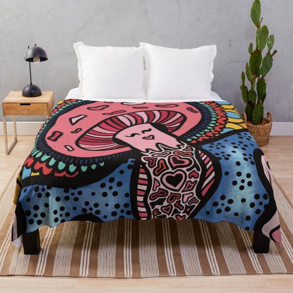 Item preview, Sombrero Pink Mushroom Girl designed and sold by Prachi Patel.