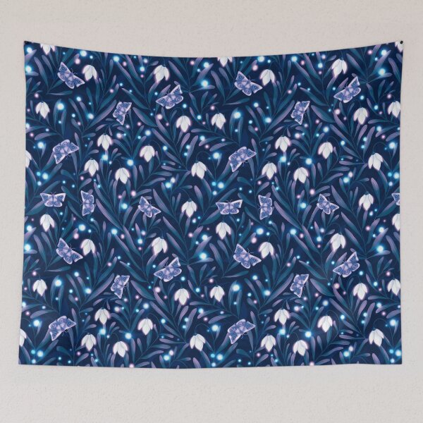 Item preview, Snowdrops at night designed and sold by SaplingArt.
