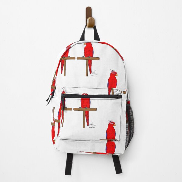 Item preview, They Call Me a Crazy Bird Lady with Red Lorikeets designed and sold by Laughing Parrot Studio.