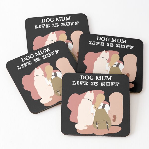Item preview, Dog Mum Life Is Ruff designed and sold by ZubiyaArt.