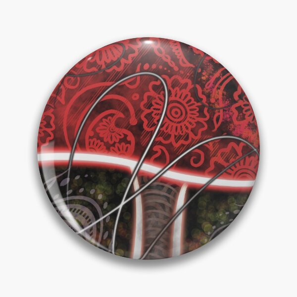Artikelvorschau, Mixed Media Mushroom toadstool Art entworfen und verkauft von Prachi Patel.