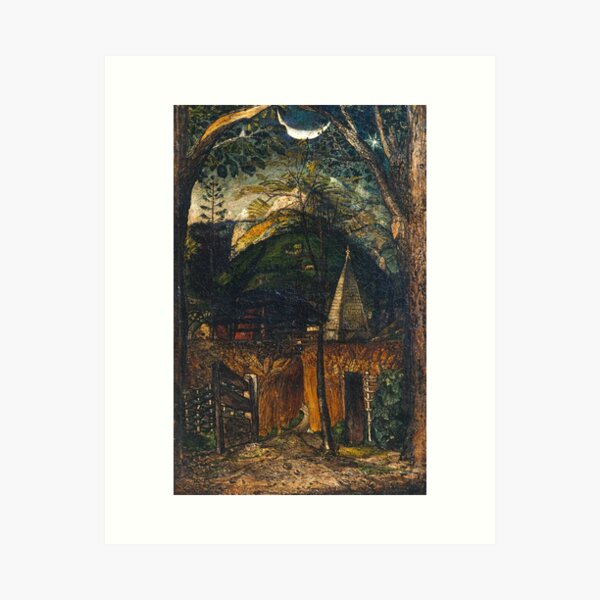 Item preview, A Hilly Scene, -Samuel Palmer designed and sold by Bastett.