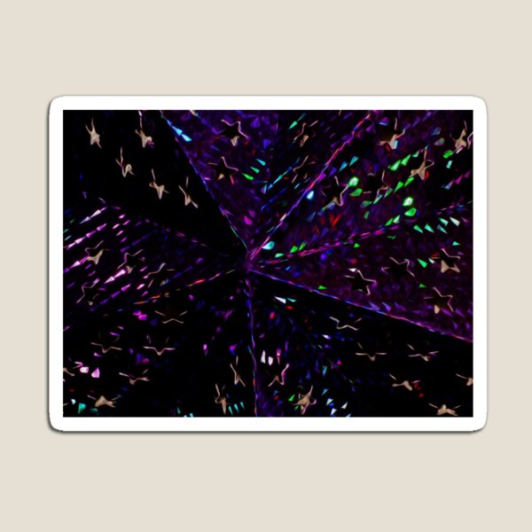 Diamond Stars Pattern - Stars diamond pattern Magnet