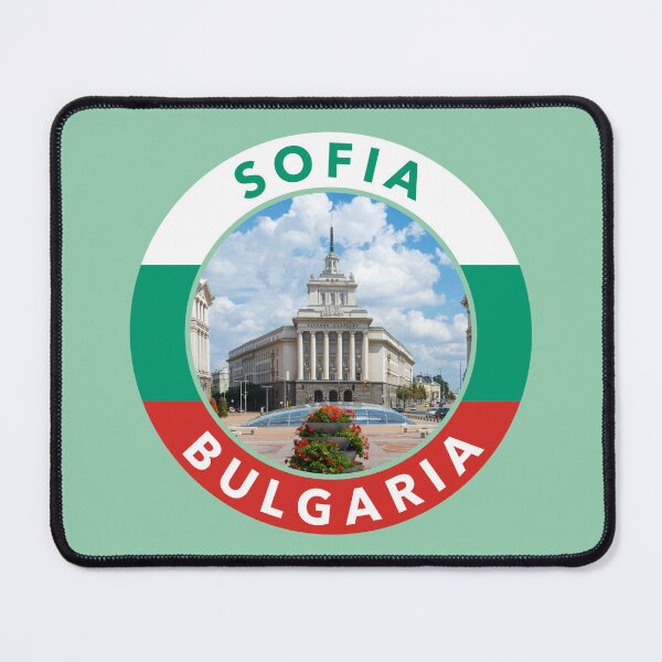 Artikelvorschau, Sofia, Bulgaria Round Emblem entworfen und verkauft von travelwitheric.