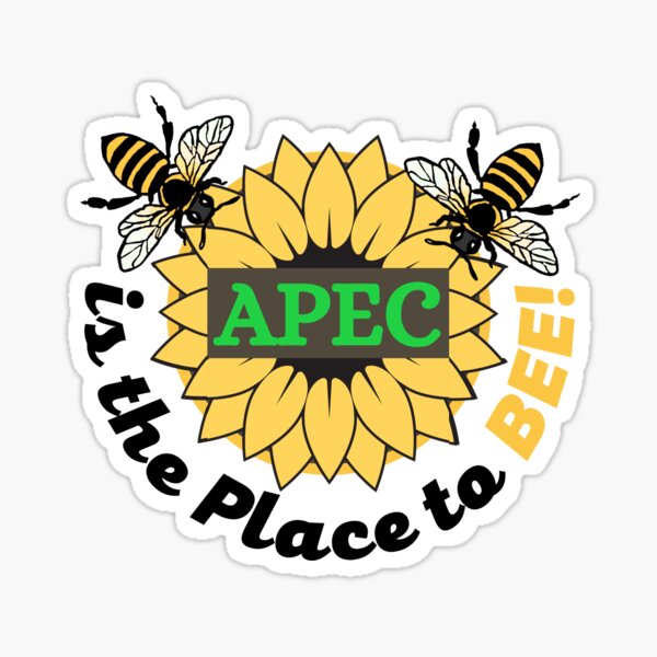 APEC is the Place to Bee Sticker