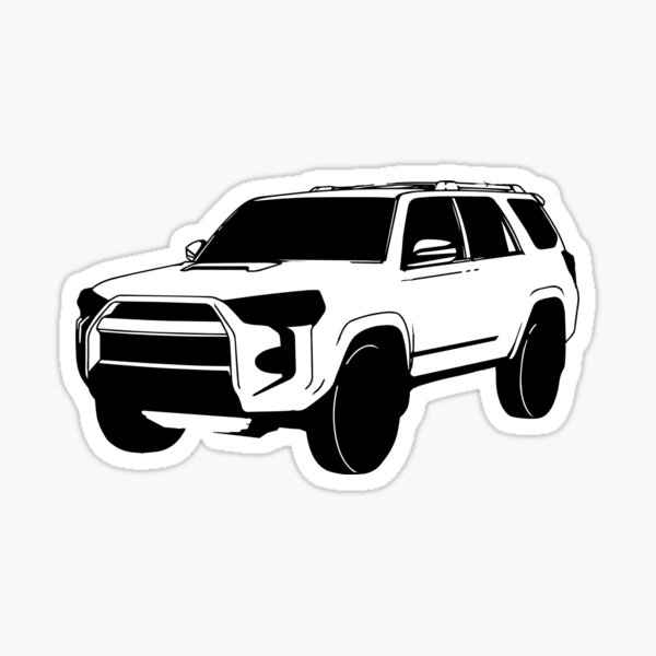 4runner Cutout White