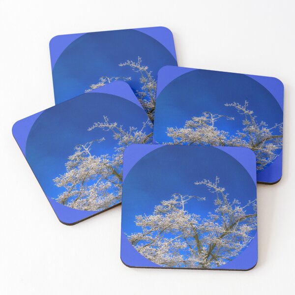 Item preview, Snowy branches on blue sky designed and sold by MarieClaude1954.