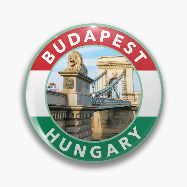Item preview, Budapest, Hungary Round Emblem designed and sold by travelwitheric.